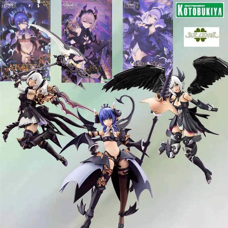 KOTOBUKIYA Original VELRETTA SOFFLERA LUMITEA Anime Action Figure Assembly Model Toys Collectible Model Ornaments Gifts