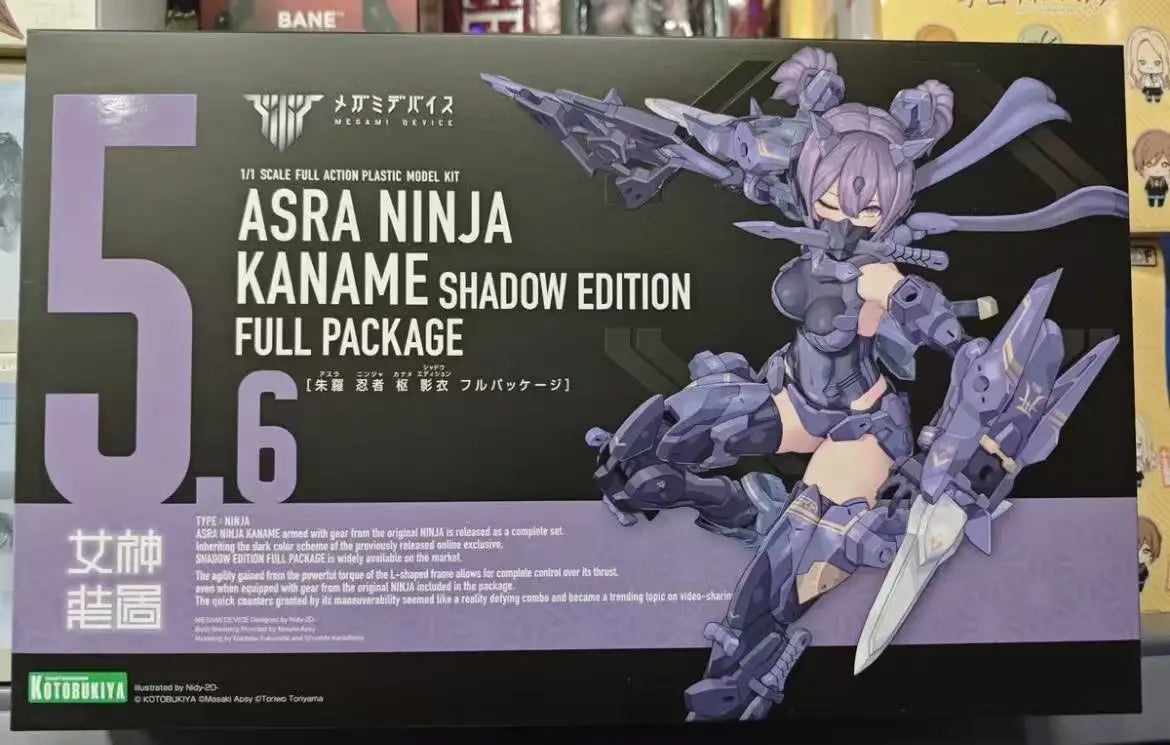 100% Original in Stock Kotobukiya Megami Device Asra Ninja Original Kaname, Shadow Edition, Full Package Model Decoration