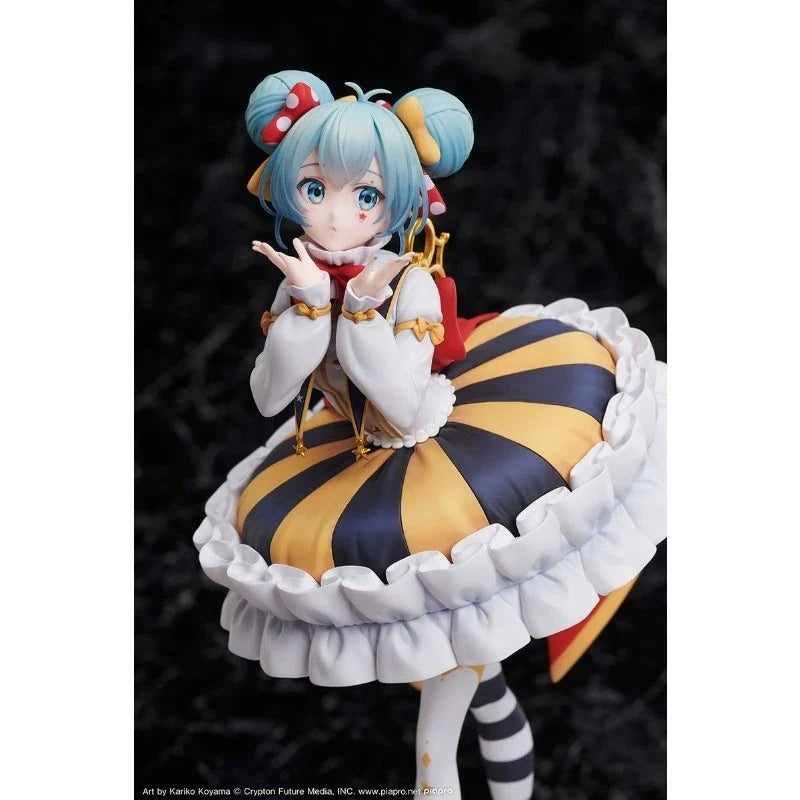 Design COCO circus miku 100% Original genuine 244mm PVC Action Figure Anime Figure Model Toys Figure Collection Doll Gift