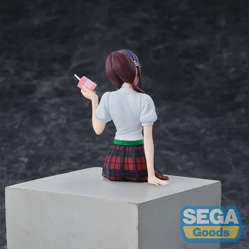 SEGA PM EVANGELION:3.0+1.0 Makinami Mari Illustrious ~School Uniforms Ver.~ PVC 14CM Anime Action Figures Model Collection Toy