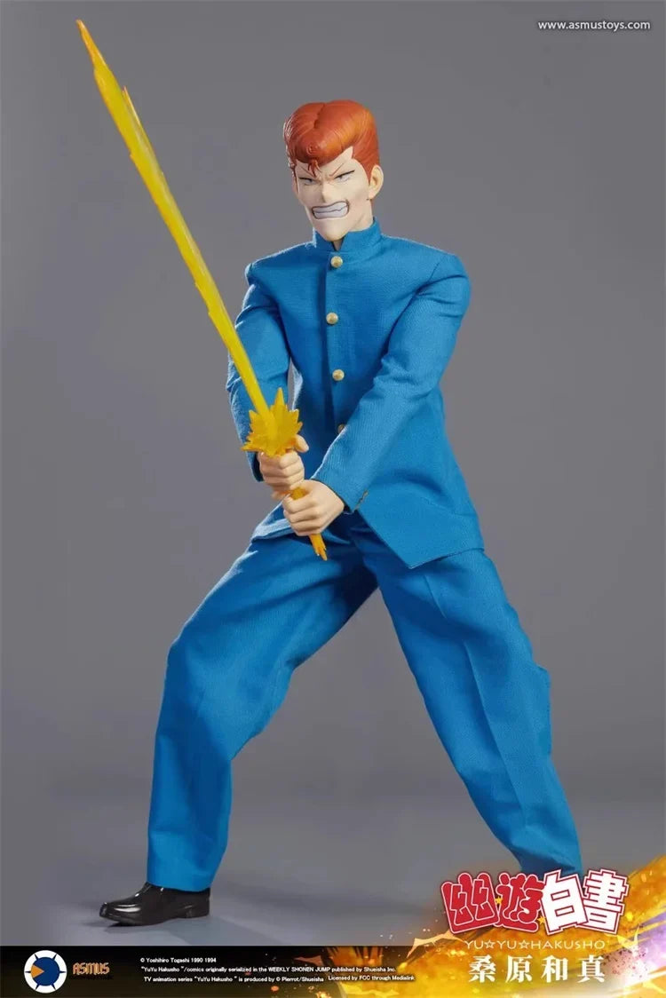 Original ASMUS TOYS YUYU004 1/6 Male Classic Anime Character Yuyu Hakusho Kazuma Kuwabara Full Set 12in Action Figure Toys ﻿