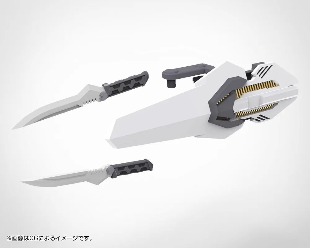 Kotobukiya Machine Girl 1/12 Soldier MW50J MW55J MSG Composite Dagger Shield Weapon Bag Model Fit 6'' Action Figure In Stock