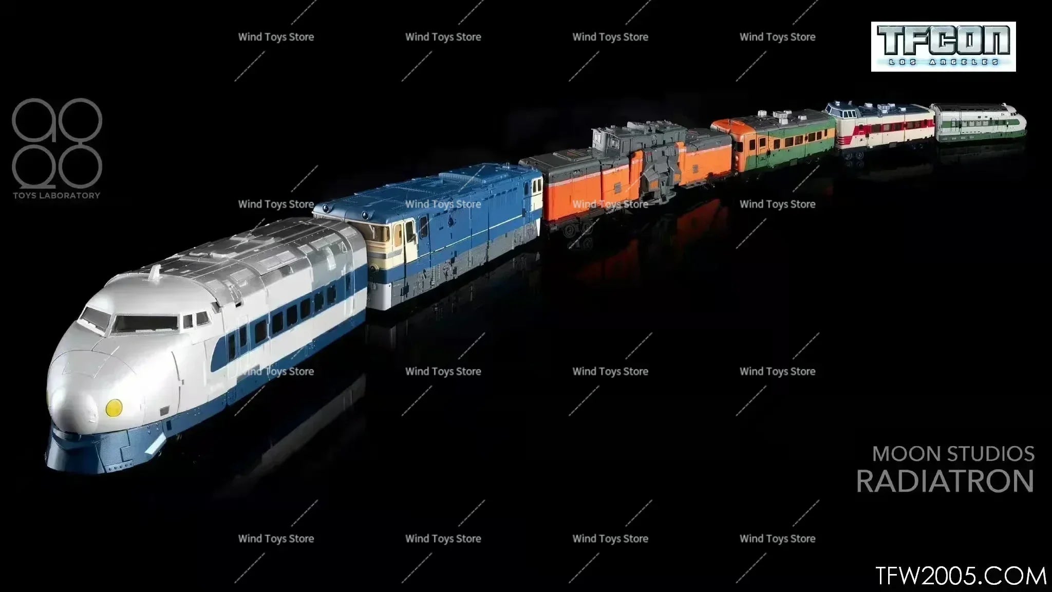 Transformation Trainbots Moon Studio Raiden Train Combination MS06 MS05 MS04 MOON SHINE Action Figures Toy Gift Collection Hobby
