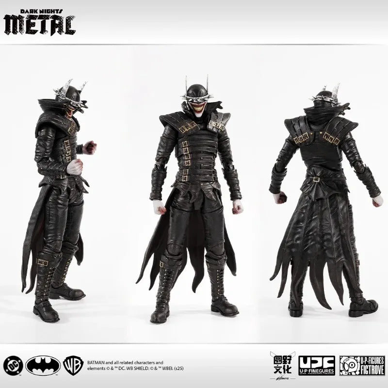 U-P-Finegures Batman Dark Nights: Metal The Batman Who Laughs DCC Model Action Figure Trendy Toys Doll Gift Hobby Collectible