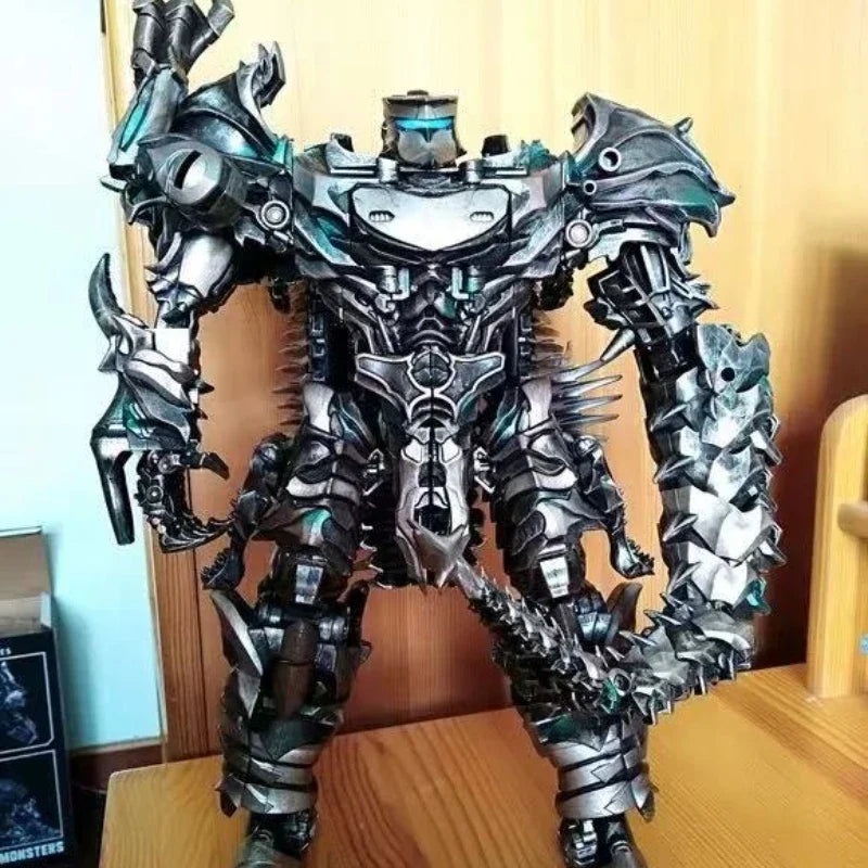 In Stock AOYI  LS-11transformation Action Figure Toy Masterpiece Scorn Movie Model KO Dinosaur Deformation Car Robot Dolls Gift