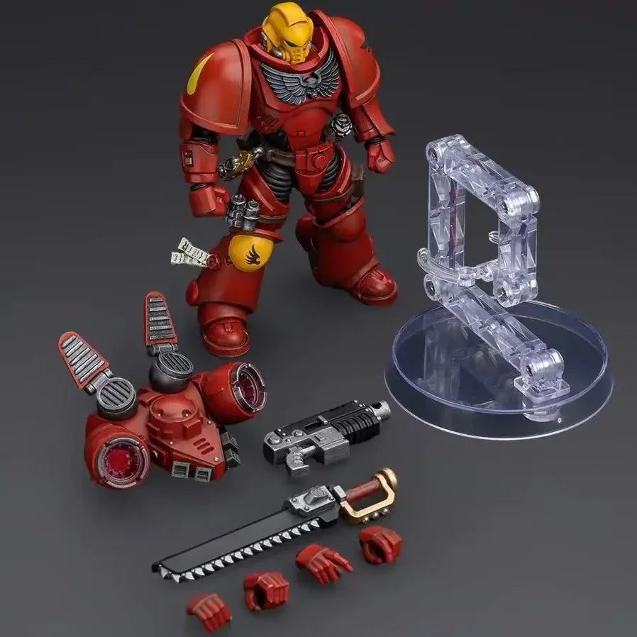 JOYTOY  40K 1/18 Action Figure Ultramarines Blood Angels Jump Pack Captain Figure Model Collection Toy Gift