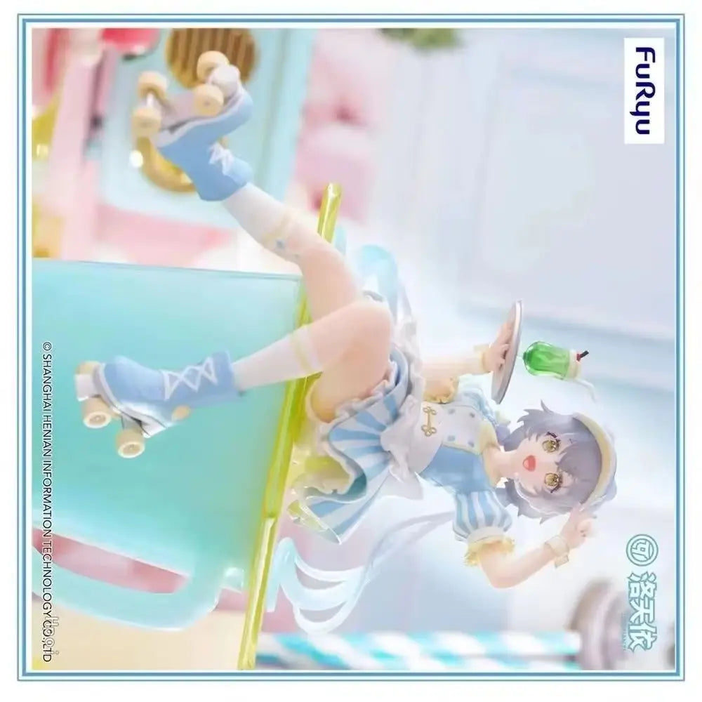 100% Original FuRyu Noodle Stopper Figure Vsinger Luo Tianyi Waitress Ver. Anime Figure Model Toys Collection Series