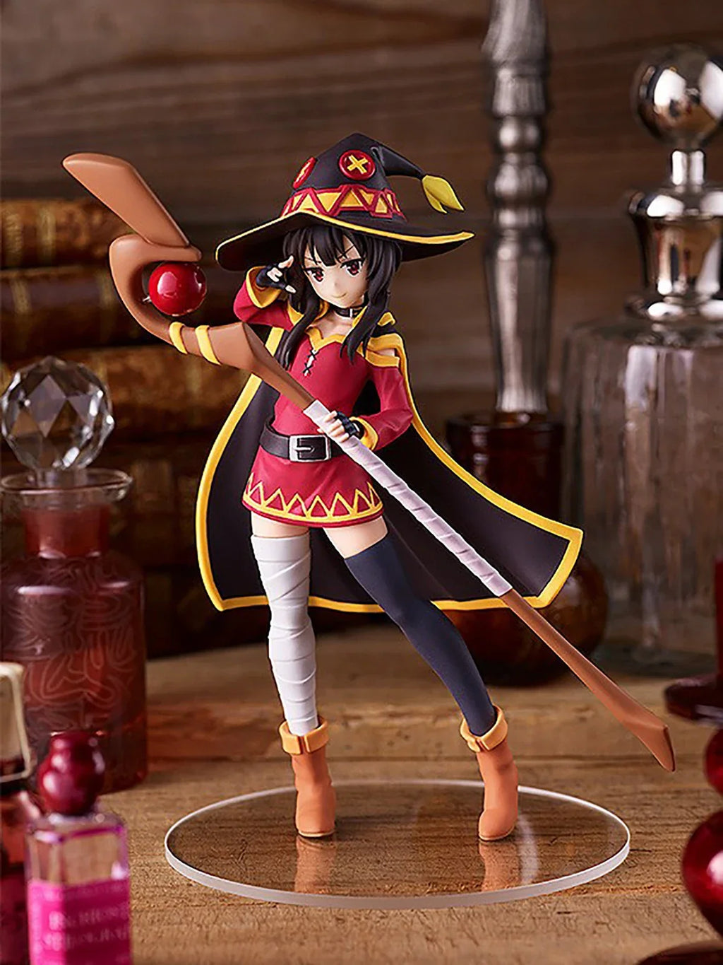 In Stock Genuine Max Factory Prepainted Pop Up Parade Eiga Kono Subarashii Sekai Ni Shukufuku O! Kurenai Densetsu Megumin Gift