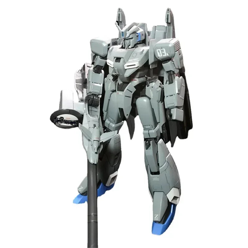 Bandai Genuine Gundam Model Kit Anime Figure MG Zeta Plus MSZ-006C1 Collection Gunpla Anime Action Figure Toys for Children