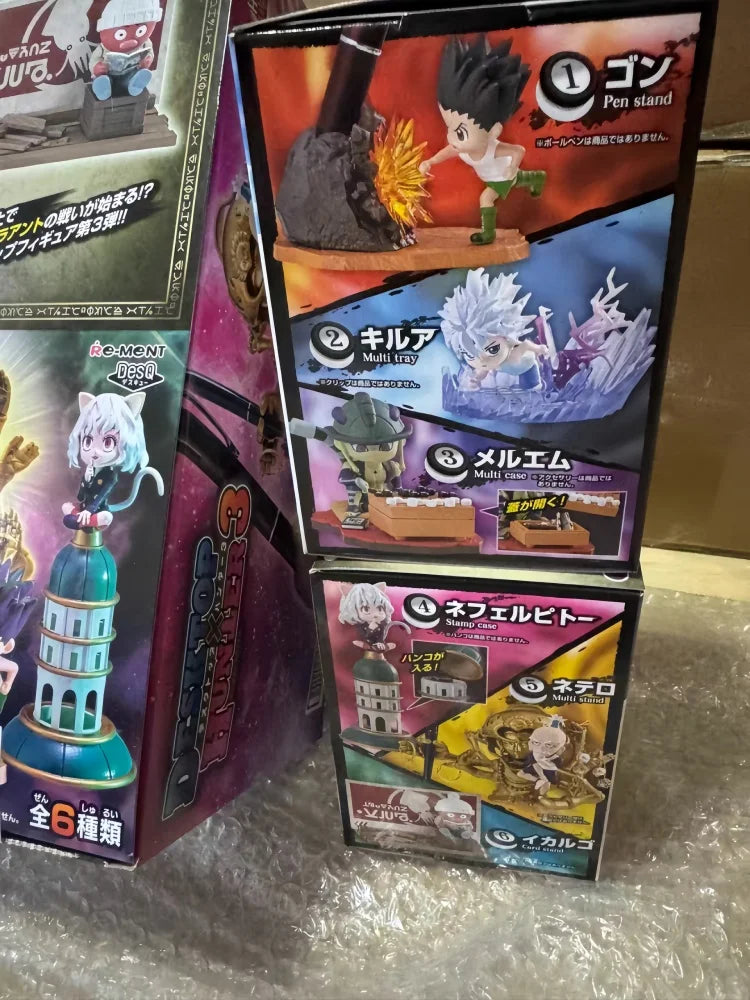 [In Stock] Genuine Anime Toy Hunter × Hunter Desktop Collection Gon · Freecss Killua Zoldyck Figure Model Ornament Toy Boy Gift