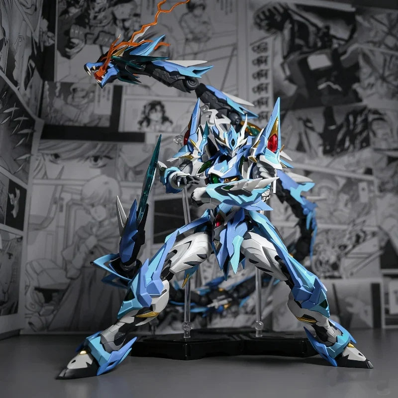Motor Nuclear 1/72 Legend Of Star General Ao Bing Assembly Model Kit Action Figures Alloy Mecha Toy Desk Decor Collectible Gift