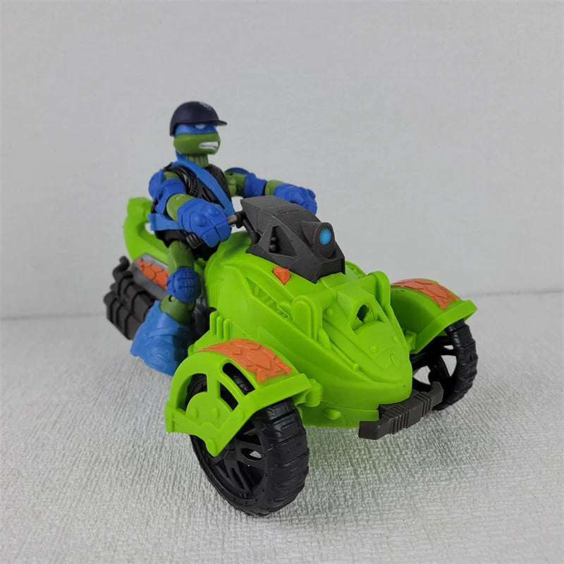 Playmates Turtles Action Figure Puppet Horse Motorcycle Rhinoceros Tiger Scene Models Anime Model Doll Desktop Decoration