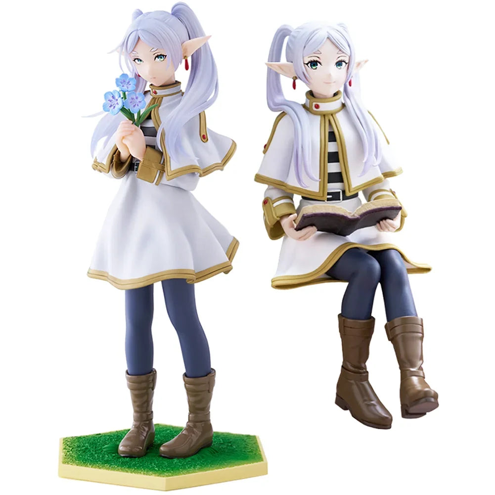 15cm Frieren:  Anime Figure Himmel Standing bouquet Action Figure Luminasta Frieren Figurine Collection Model Kids Gift 2pcs
