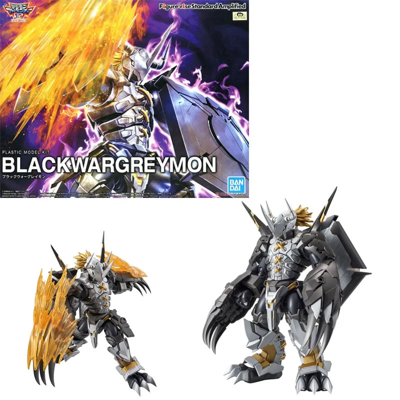 Bandai Genuine FRS Digimon Adventure Metal Garurumon War Greymon Omegamon X-Antibody Anime Action Figure Assembly Model Toy Gift