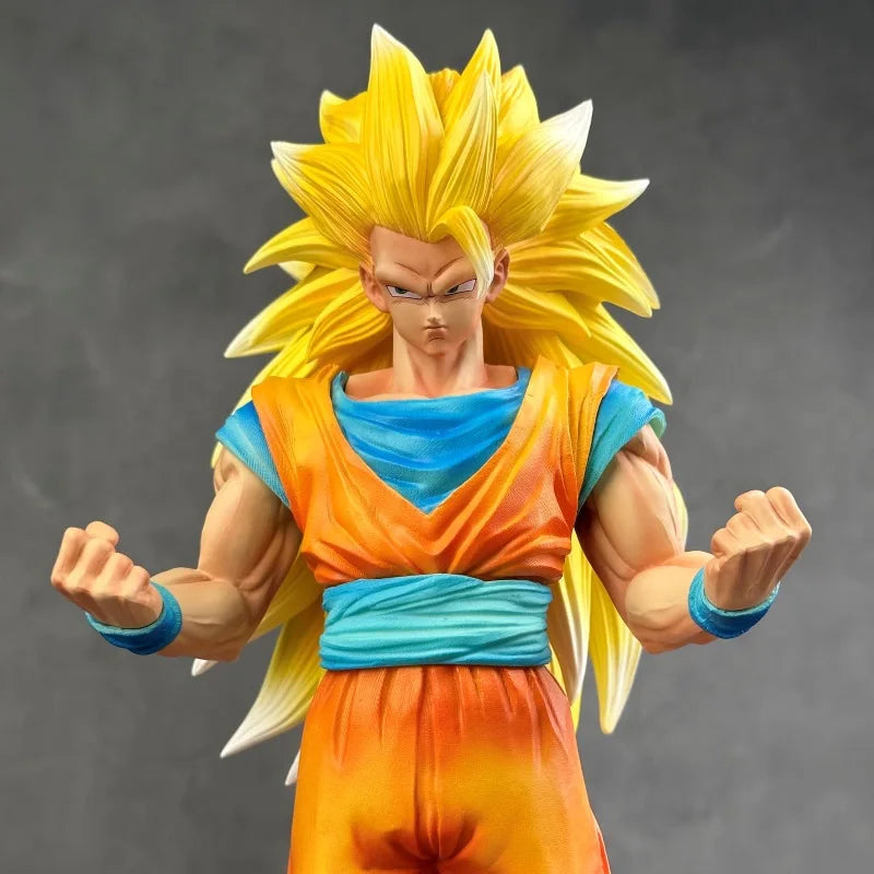 Anime Dragon Ball Z Son Goku Action Figure Toys 35cm DBZ SSJ3 Figurine Super Saiyan 3 Model Collection Doll GK Statue Ornaments