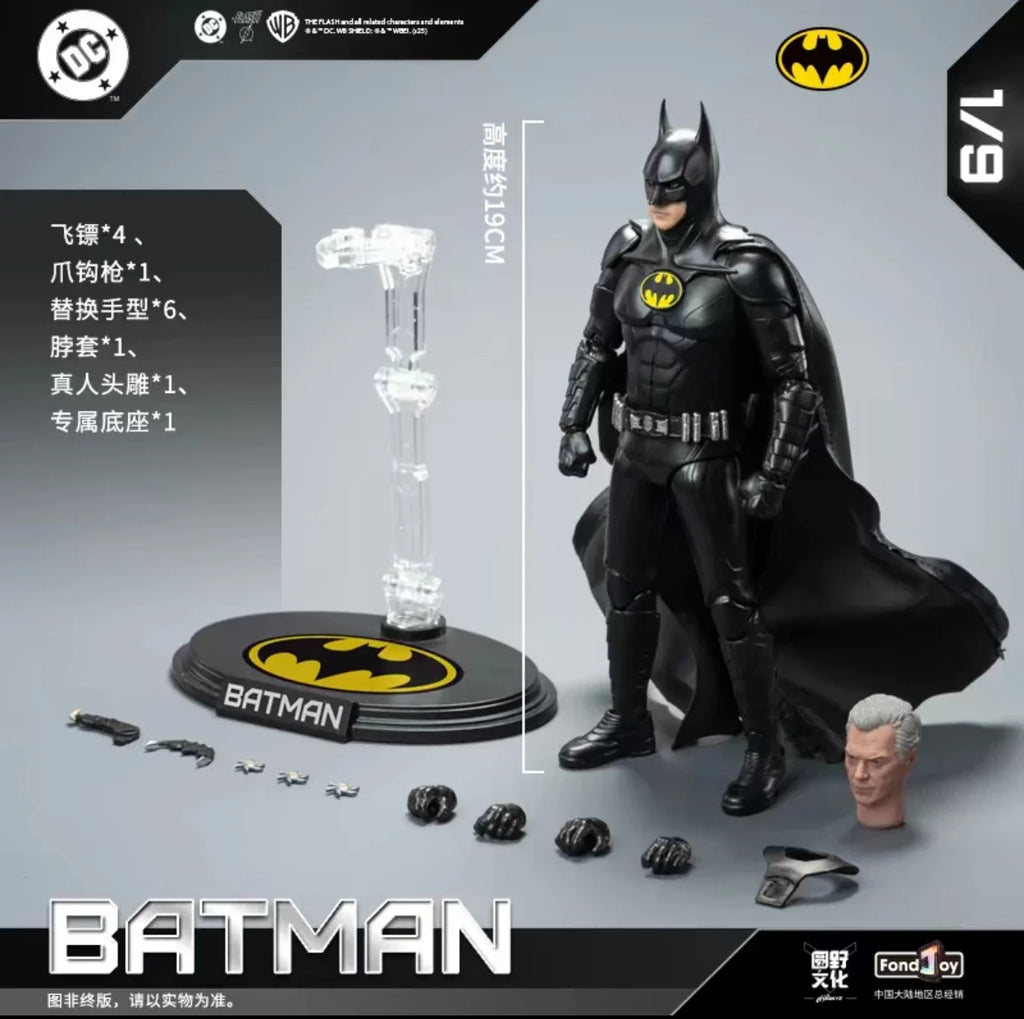 New Original FondJoy DC Keaton Batman Action Figure Collection Toys Model