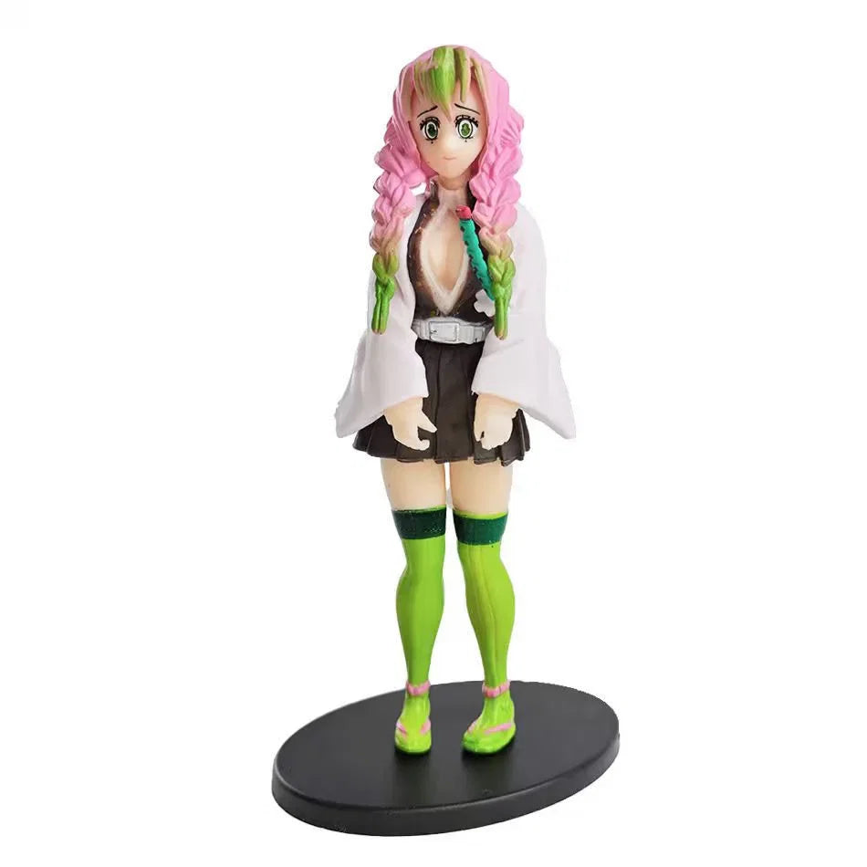 Anime 16CM Demon Slayer Kimetsu No Yaiba Figure Kamado Tanjirou Action Figure Agatsuma Zenitsu Nezuko Warrior PVC Model Toys AAA