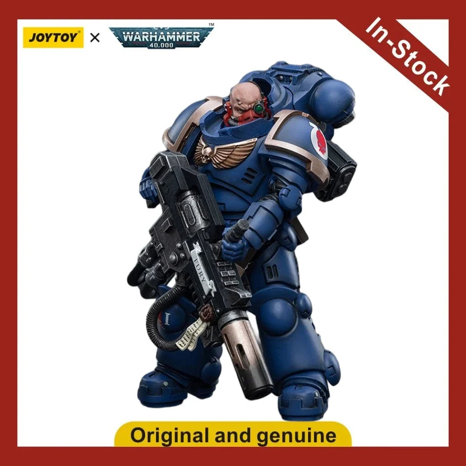 【UA】JOYTOY  Warhammer 40K  Scale 1/18 Action Figures Ultramarines Primaris Eradicator 1 Models Toys Gifts