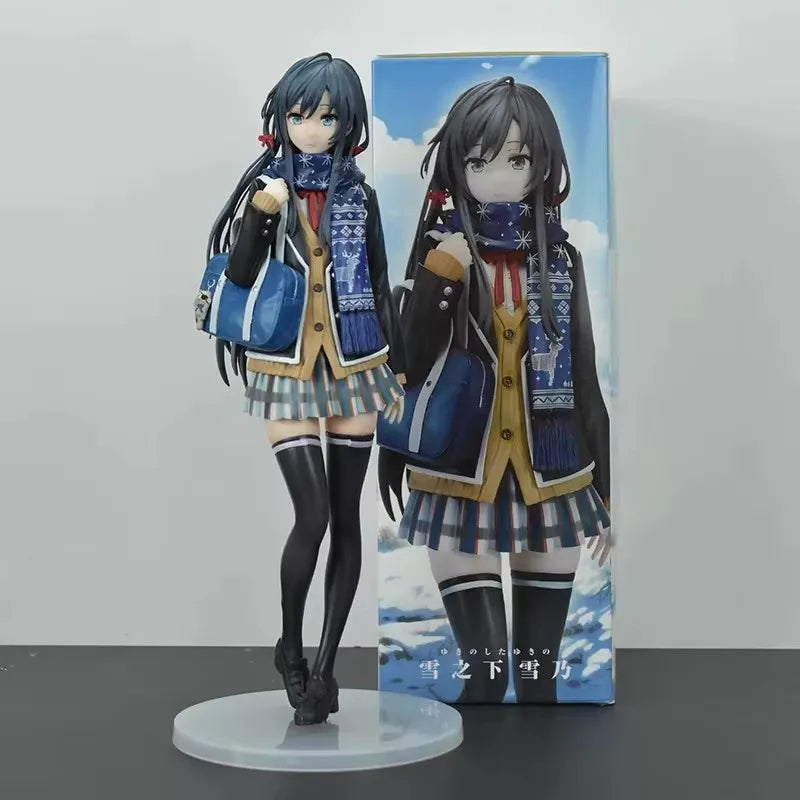 24cm My Teen Romantic Comedy SNAFU Yukino Yukinoshita PVC Figure Anime Collectible Statue Toy Gift for Fans