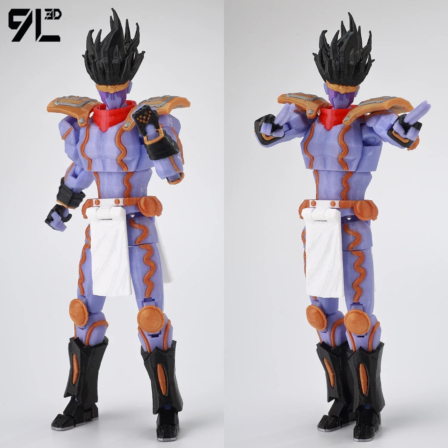 9L3D Lucky13 JoJo's Jotaro Kujo Action Figure Dummy13 with Star Platinum T13 Multi-Jointed 3D Printed Collectible Toys Titan13