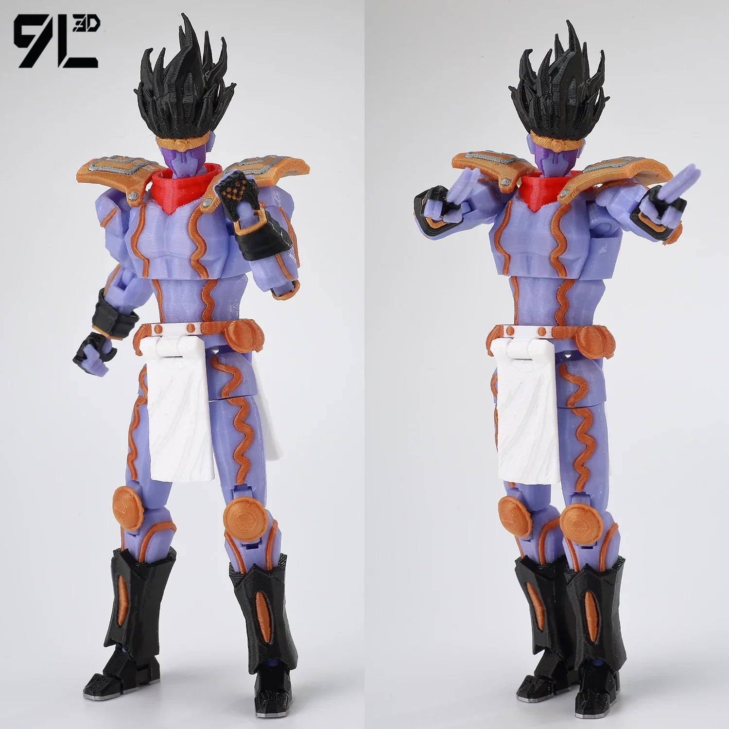 9L3D Lucky13 JoJo's Jotaro Kujo Action Figure Dummy13 with Star Platinum T13 Multi-Jointed 3D Printed Collectible Toys Titan13