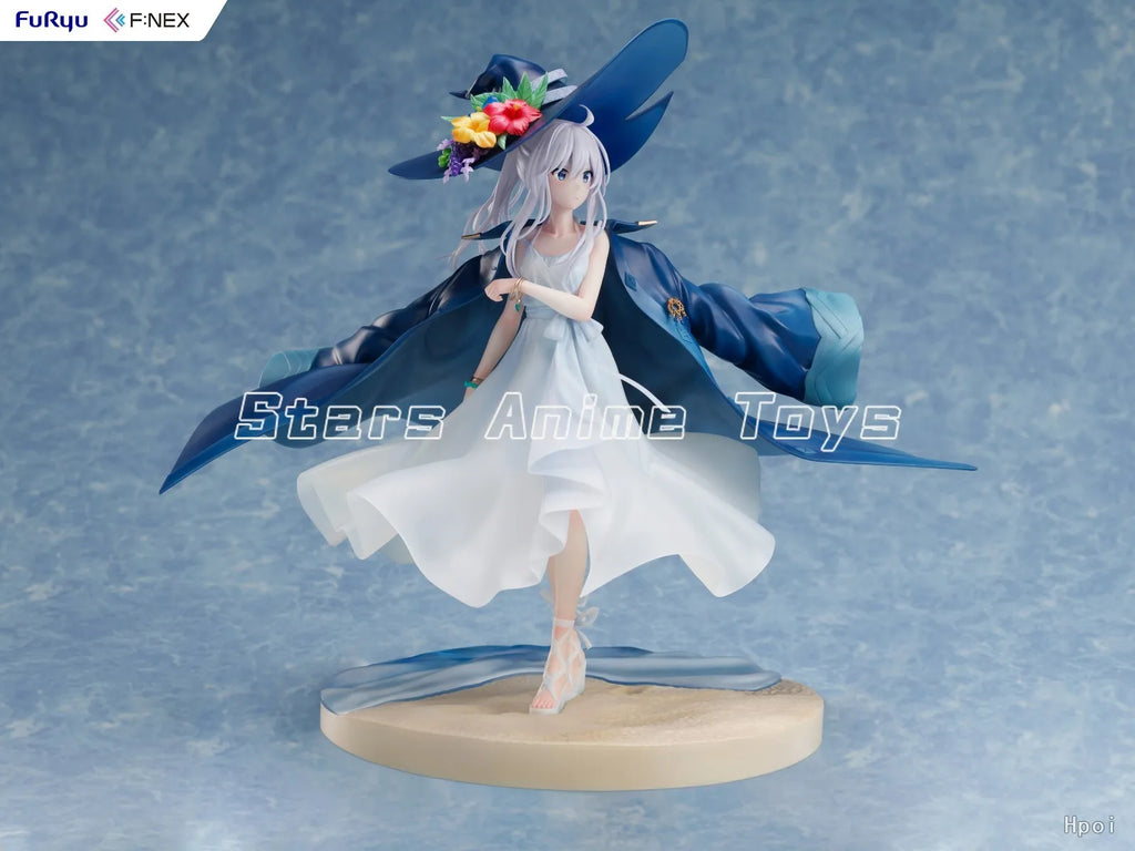 Original F:NEX THE JOURNRY OF ELAINA Elaina Summer White Skirt 1/7 PVC Animation Figures Ornaments Collection Toys