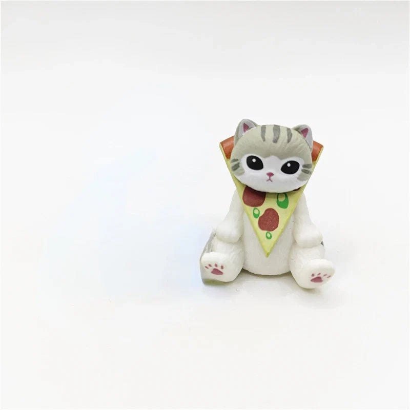 Mofusand Ocean Life Action Figure with Shrimp Cat, Q Cute Cartoon Toy, and Claw Machine Model Display
