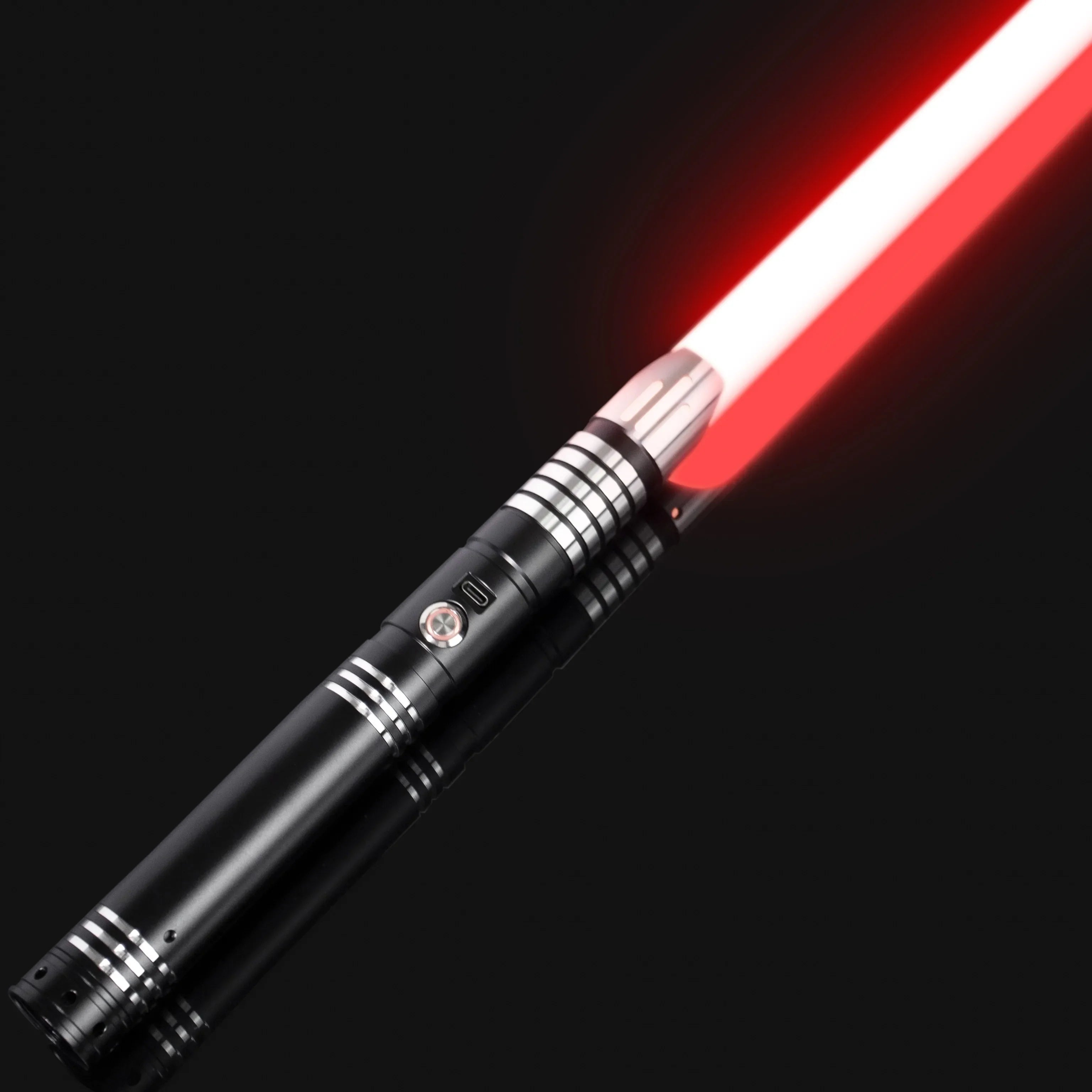 Lightsaber Jedi Warrior New Pixel Lightsaber Alien Pixel Laser Sword Role-playing Heavy Duel Infinite Color Luminous Role-playin