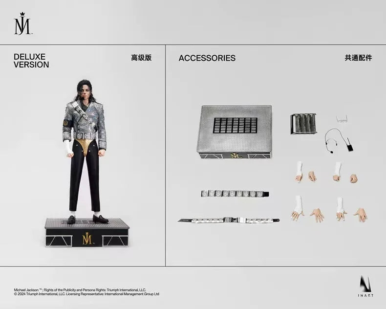 In Stock soon Queen studios INART 1/6 Michael Jackson Collection Action Figures Toy Gift
