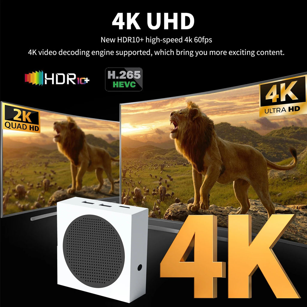 G8 128G Retro Video Classic Game Console WIFI 5G Android Network Game Box One High-definition TV Player 2.4G Wireless Controller