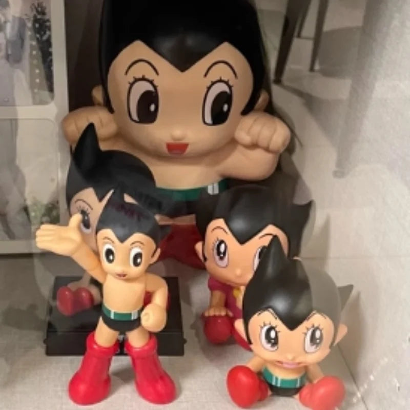 Astro Boy Uran Leo White Lion Classic Anime Q Version Figure Model Cute Desktop Decor Collectible Toy Gift