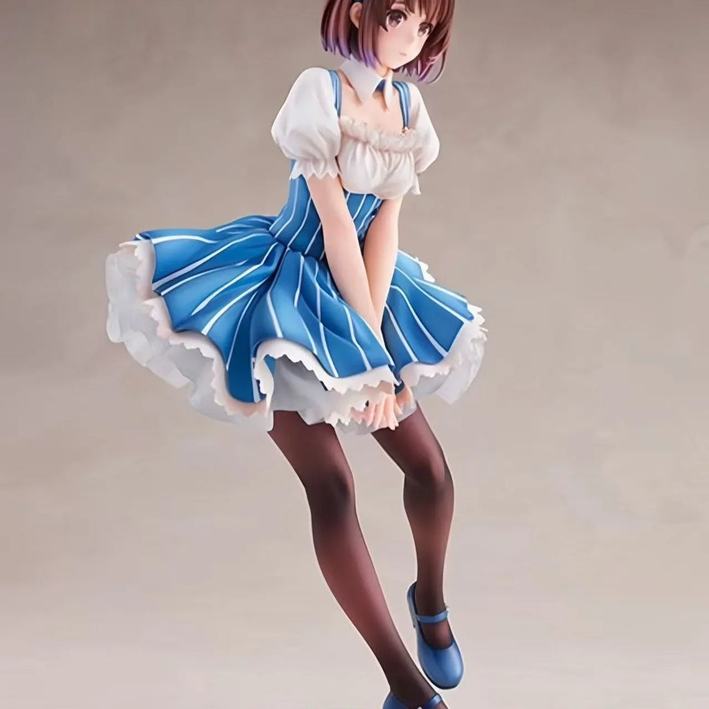 Saekano Kato Megumi Maid Ver. 24cm | 2D Bishoujo Anime Figure Desktop Decor Collectible Gift 18+ Action Figures toy