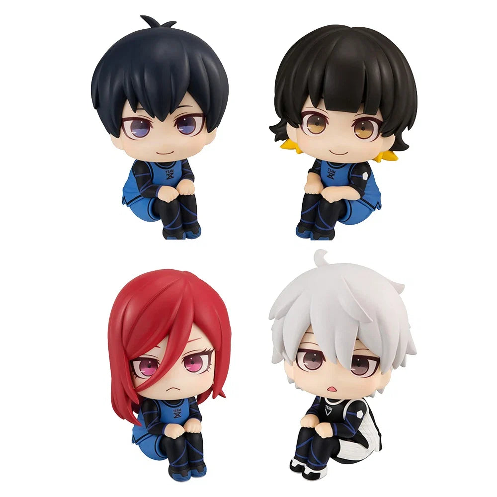 9cm Blue Lock Anime Figure Q Version Nagi Seishirou Action Figure Kawaii Isagi Yoichi Figurine PVC Collection Model Doll Toys