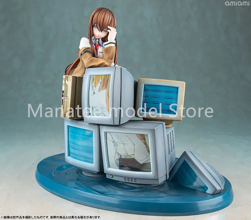 KADOKAWA Original Kurisu Makise With LED Light-Up Feature 1/7 PVC Action Figure Anime Model Toys Collection Doll Gift