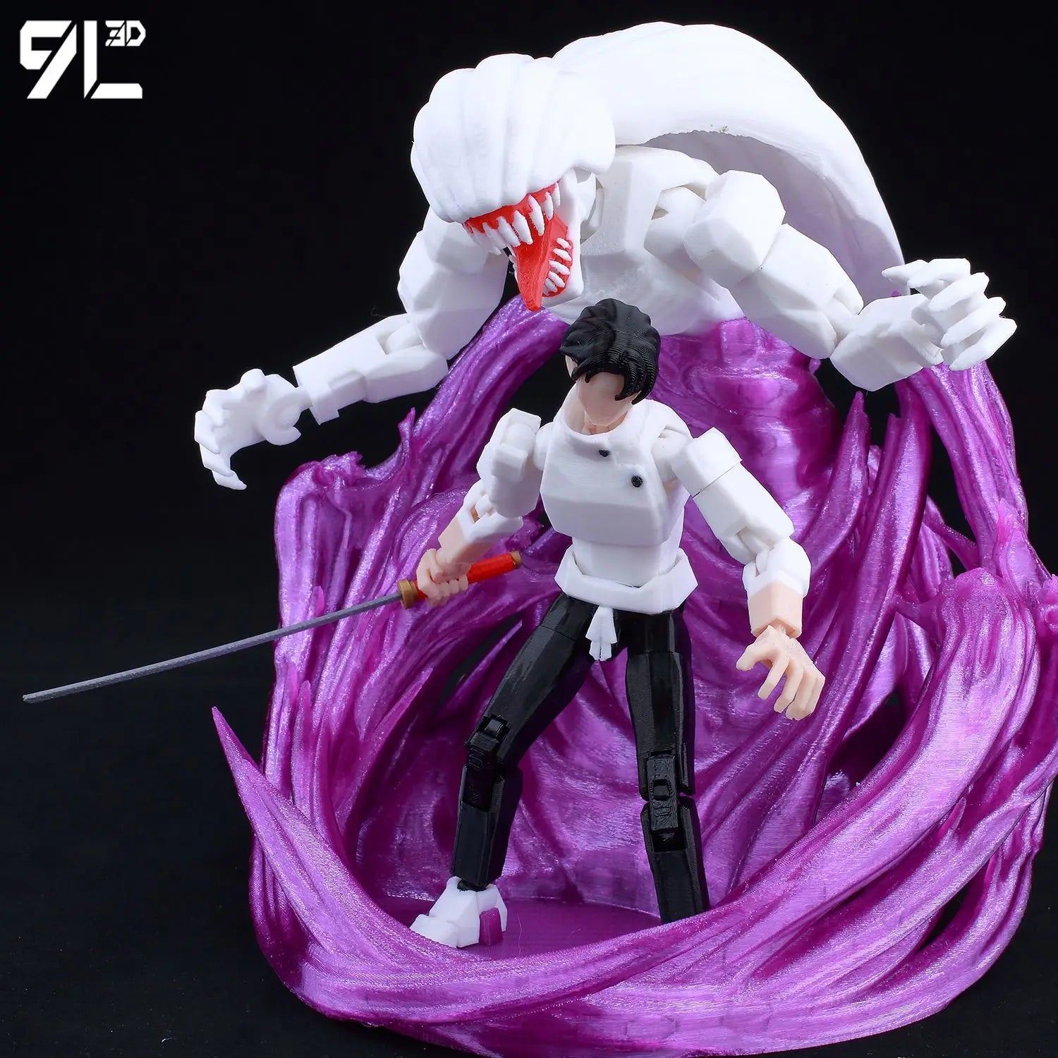 9L3D Printed Anime Naruto Jujutsu Kaisen One Piece Characters Lucky13 Dummy Action Figures Multi-Jointed T13 Mannequin Toys