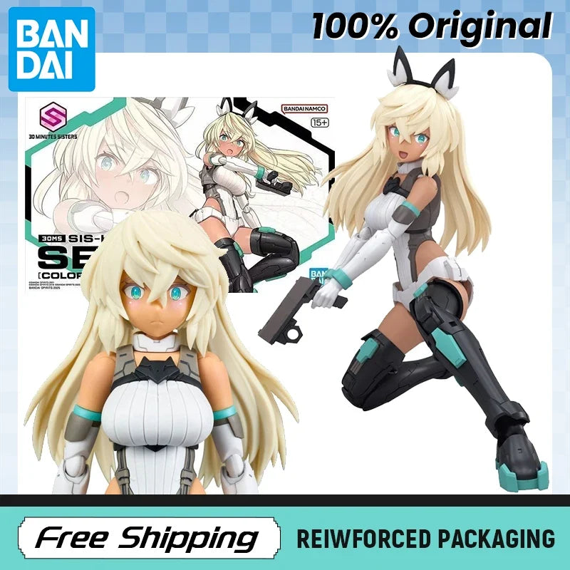 In Stock BANDAI 30 Minutes Sisters Assembly Model 30MS SIS-Y00 Sestieh Color C Action Figure Original Model Toy Gift Collecting