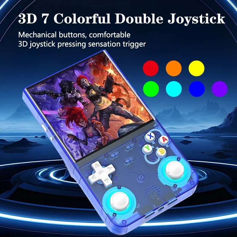 New R36 Ultra Retro Video Game Controller 4.0-inch IPS Screen Linux System Can Connect to WiFi Portable Handheld Game Console