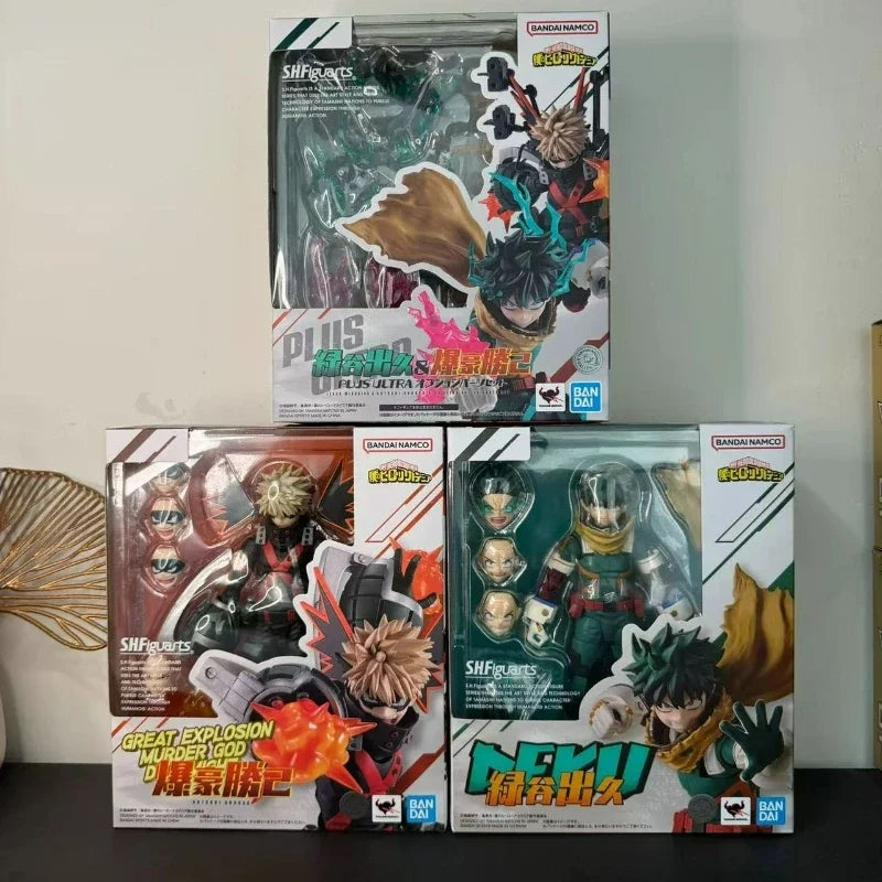 Bandai S.H.Figuarts SHF My Hero Academia Katsuki Bakugo Anime Action Fighter Finished Model Toy Gift for Children Kid in Stock