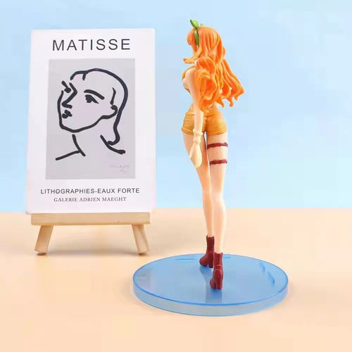 17cm One Piece Figures Nami Figurine Pvc Statue Manga Model Doll Collectible Room Decoration Gifts