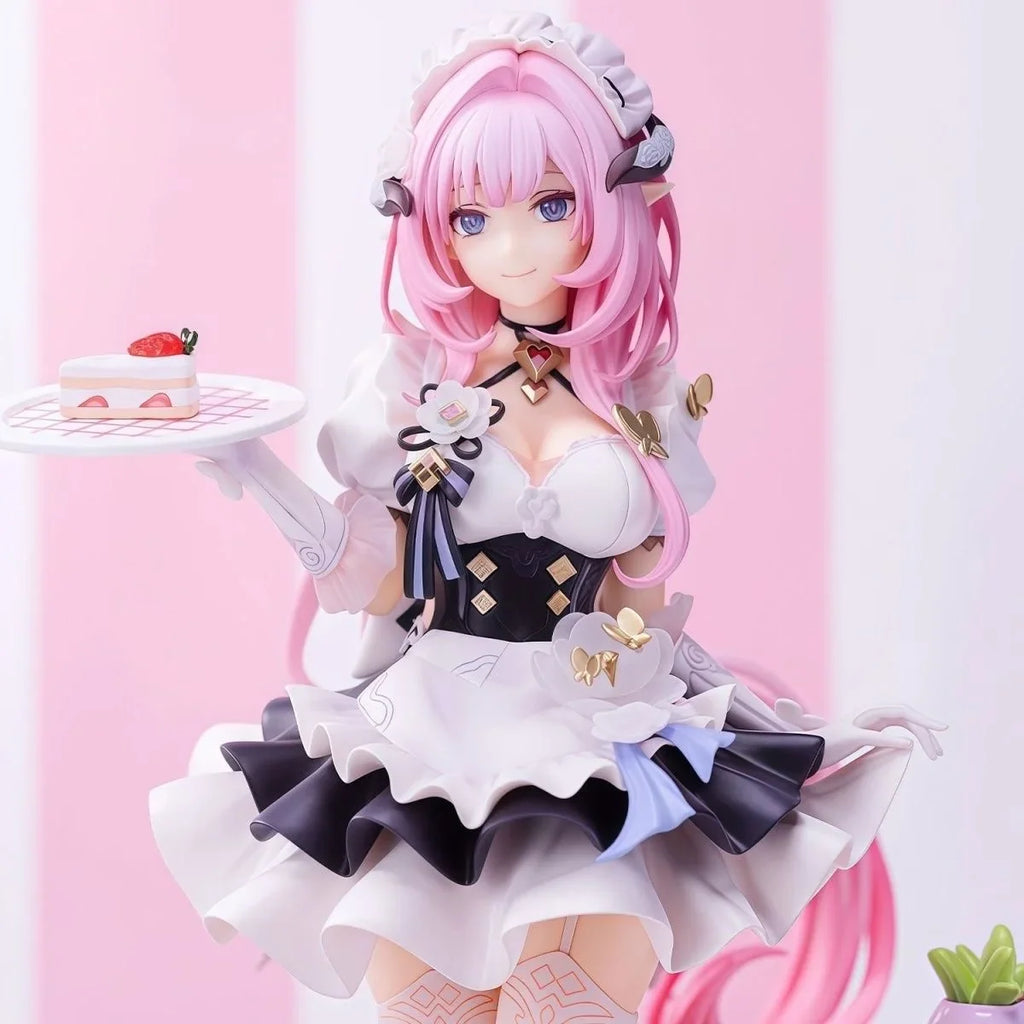 Pink Sweetheart Maid Cartoon Figure - Dessert Theme Collection Model for Kawaii Room Decor & Gift