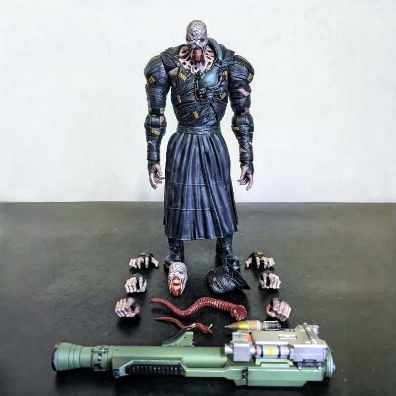 Patriot Nemesis-T Type Big Boss Action Figure Genuine Resident Biohazard Horror Game Collectibles PVC Evil Character Model Toy