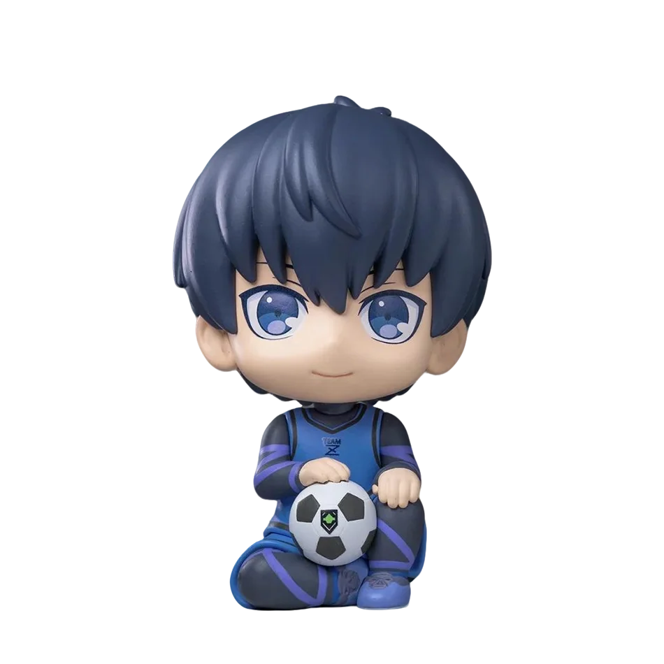 BLUE LOCK Action Figures Isagi Yoichi Nagi Seishiro Anime Figure Q Version Figurine PVC Collectible Model Kids Doll Toys Gift