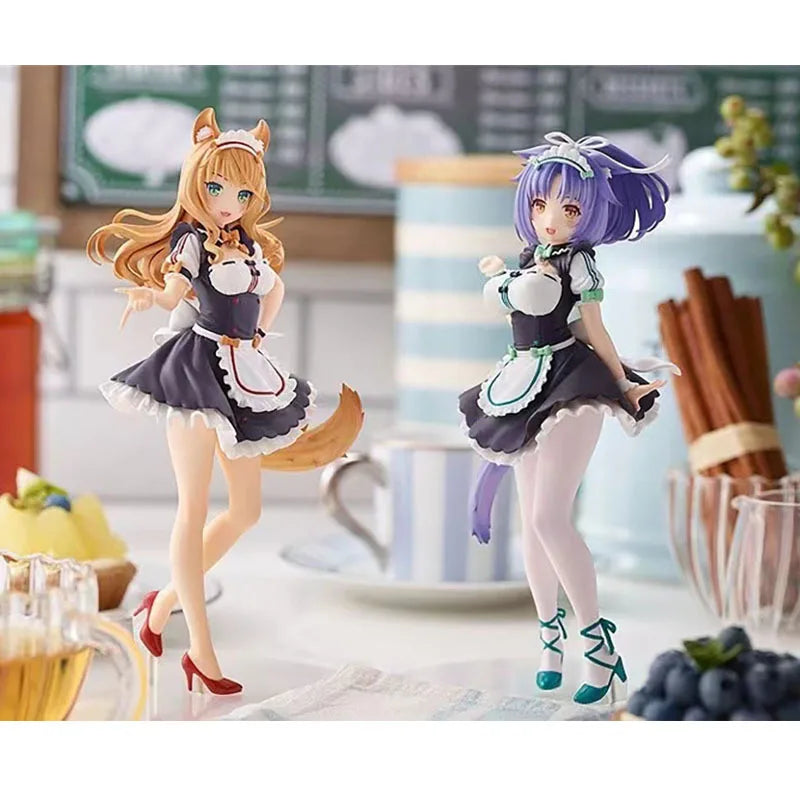 2023 18cm NEKOPARA Maid Cinnamon Action Figure Collection Toys Christmas Gift Doll With Box