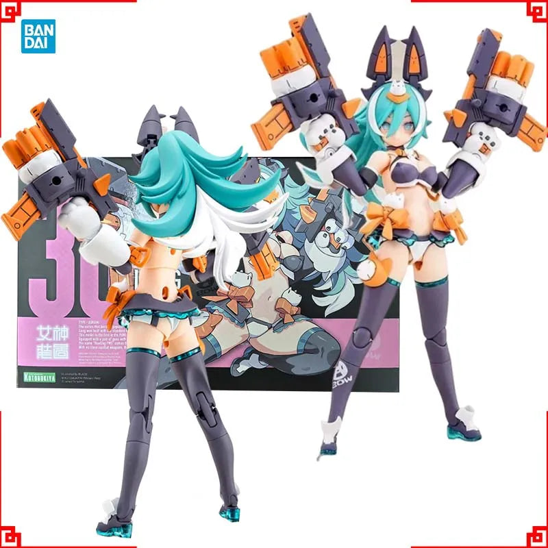 Kotobukiya Megami Device Model Kit Puni Mofu Lang Anime Figure Building Kit Mobile Suit Girl Action Figures Toys For Boys Gift