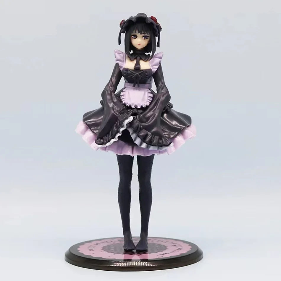 My Dress-Up Darling Two Anime Figure Standing And Sitting Black Maid Outfit Kitagawa Marin Action Figure Collection Model Toys