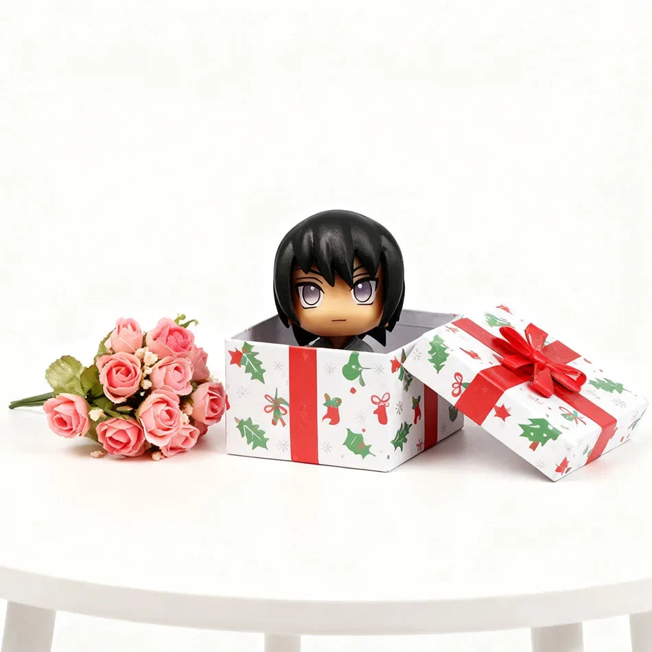 Anime Figure Naruto Kakashi Action Figure Q Version Kawaii Sasuke Itachi Figurine Car Decoration Collection Toy Christmas gift