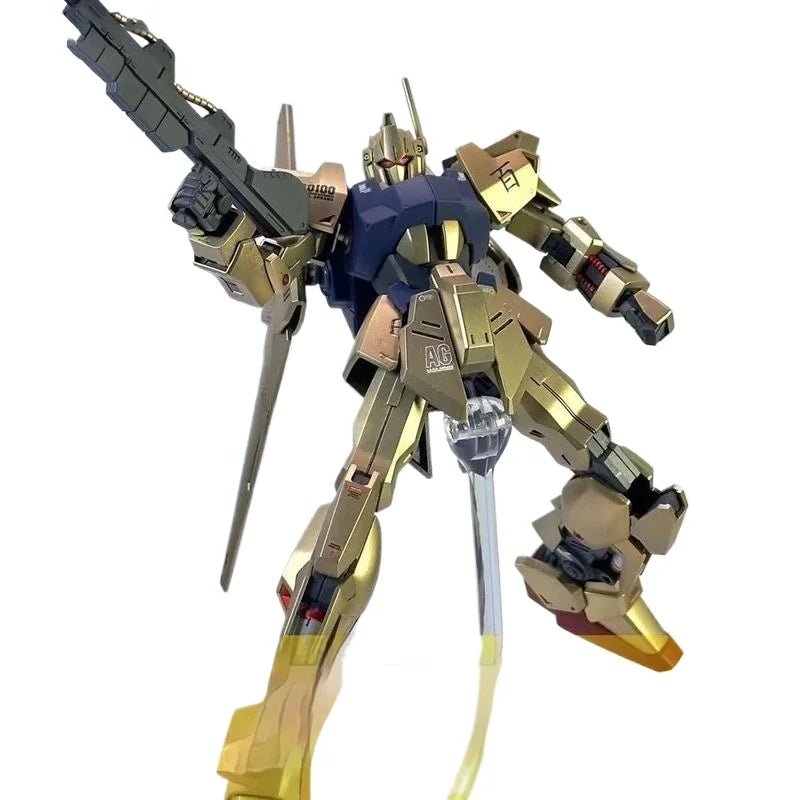 Wmh Wanmohui Jimo Club Hg Nu Baishi Pre-Sprayed Champagne Gold Model Kit -  Action Figures Children'S Puzzle Assembly Toys Gift