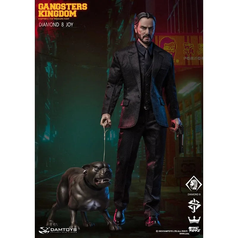 Spot DAMTOYS Original Gangster Kingdom Block 8 Joey Finished Product Movable Doll Movable Soldier Model Ornament Gift Collection