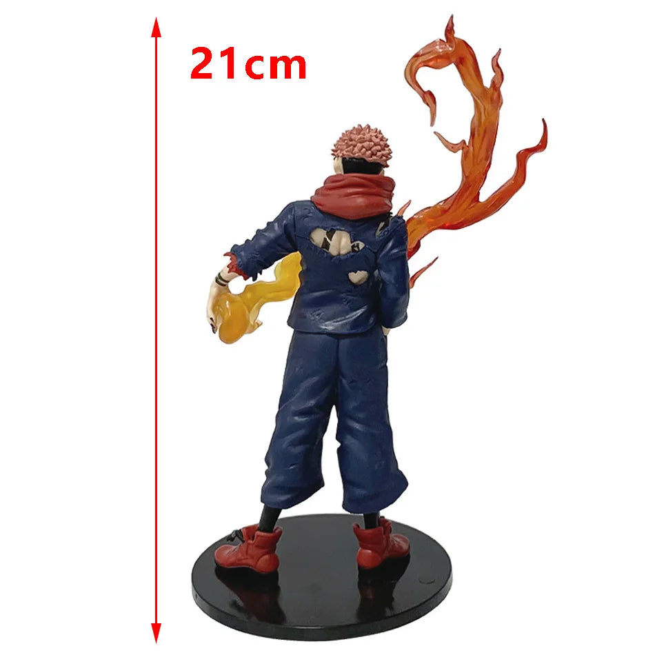 Anime 21cm Jujutsu Kaisen Figure Itadori Yuji  Action Figure Model PVC Doll Toy Surrounding Collection Desktop Accessories Gift