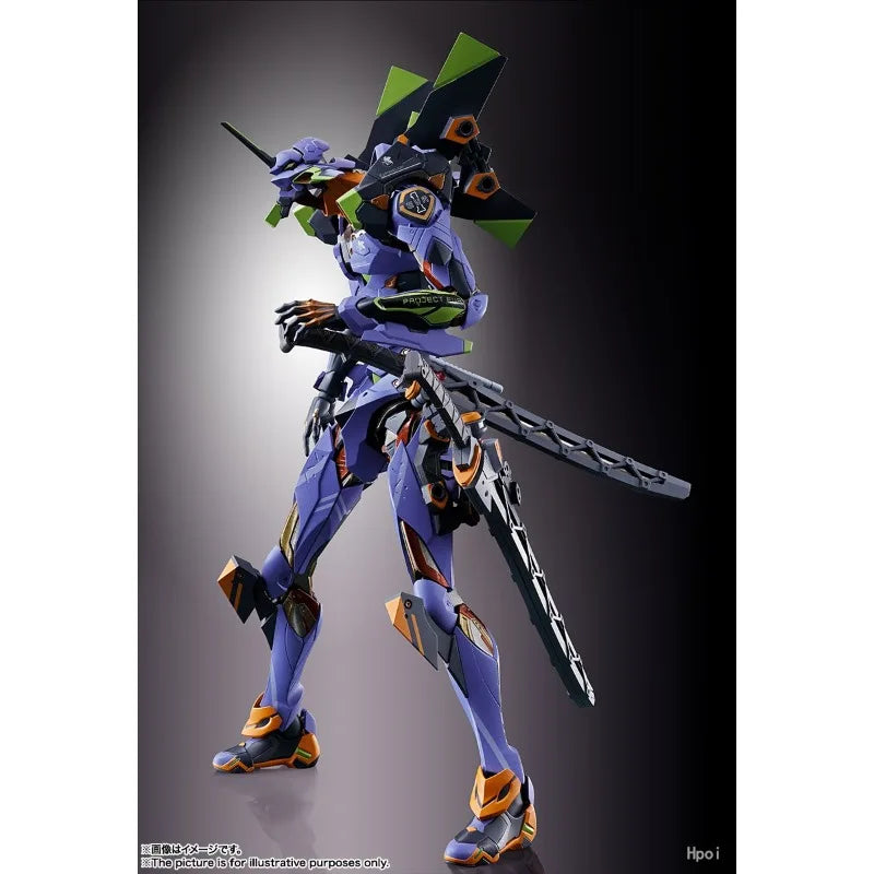 BANDAI Genuine METAL BUILD Series Neon Genesis Evangelion，Evangelion Unit-01 [EVA2020] Finished Product Movable Model As A Gift